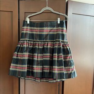 J. Crew Black and White Mini Bubble Skirt
